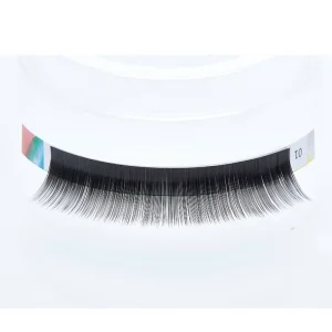 C/J Curl Soft Handmade Ellipse Flat Eyelash Extensions Private Label Professional Grafting Lashes OEM