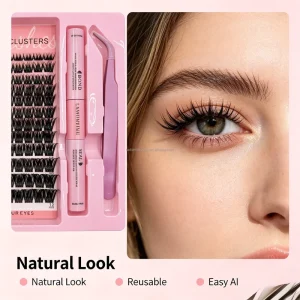 C-shaped Curls with Slightly Upturned Natural Curly Eyelashes Are Suitable for Taking Photos