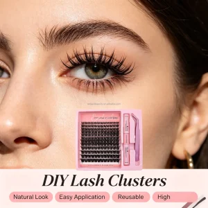 C-shaped Curls with Slightly Upturned Natural Curly Eyelashes Are Suitable for Taking Photos. Factory
