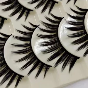COS False Eyelashes COS Natural Thick Eyelashes Hard Stem Realistic Cute Girl Super Long Natural Thick Eyelash