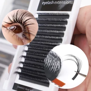 Camellia 3d Wispy Lashes Extension Double Dd Tray Multi Layer Volume Eyelash Extension