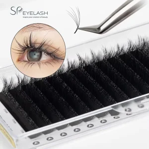 Camellia Blooming Lashes Easy Fanning Auto Fans Eyelashes Faux Mink Volume Eyelash Extensions