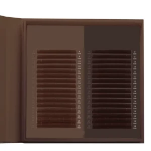 Caramel Colored Lashes Extension Individual Mink Chocolate Color False Eyelashes Brown Teal Mocha Color Mega Eyelash Extensions