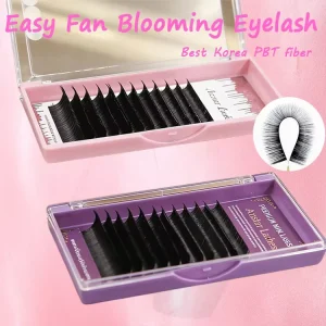 Cashmere 0.02 0.03 0.05 Premium Matte Dark Black Private Label Volume Korean Lashes Extension