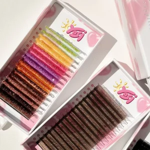 Cashmere Brown Individual Lash Extension Espresso Private Label Dark Chocolate Eyelash Coffee Lash Extensions