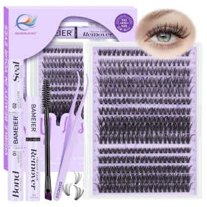 Cashmere Cluster Lash Kit Custom Logo Box D Segment Eyelash Extension Set
