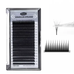 Cashmere Eyelash Extension Suppliers Mega Russian Cashmere Auto Fan Blooming Camellia Lash Easy Fanning Volume Eyelash Extension