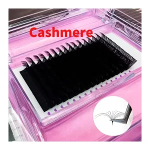 Cashmere Faux Mink Dark Lash Extension Individual Volume Long Soft Silk Mink Eyelash Extension Trays