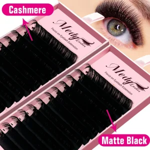 Cashmere Individual Eyelash Extension Supplies Private Label Silk Volume Velvet Lash Extension Trays with Custom logo