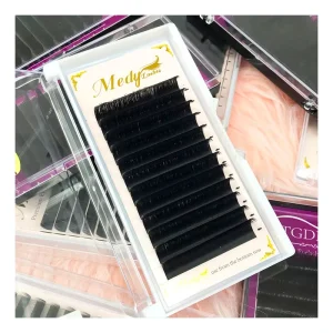Cashmere Individual Lash Extension Vendor C CC D DD Curl Matte Black Eyelash Extensions