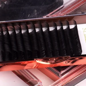 Cashmere Individual Lash Extensions Premium Matt Dark Black Private Label 0.03 0.05 0.07 Volume Eyelash Extensions