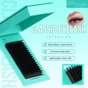 Cashmere Lash Extensions Volume Eyelashes Matte Black Lashes Velvet Cils Individual 8-25mm Eyelash Extension Trays