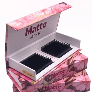 Cashmere Lash Soft Yasi Lash Silk Matte Black Mink Individual Lash Trays