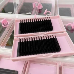 Cashmere Lash Volume Eyelashes Matte Dark Black Volume Lash Extensions Trays 0.03 0.05 0.07 Most Popular Lash
