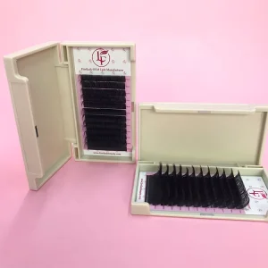 Cashmere Matte Black Lash Extensions Easy Fan Natural Long Style OEM ODM Service De Cils Vendor