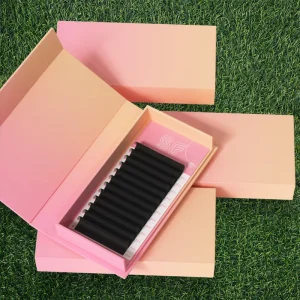 Cashmere Matte Black Mink Lash Trays Korean Pbt Silk Lash Extensions Supplies Eyelash Extensions