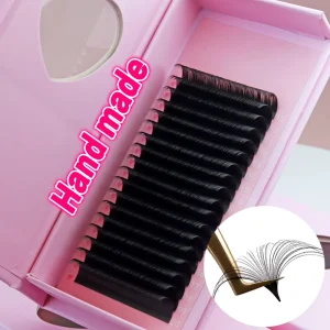 Cashmere Mink Volume Eyelash Extensions Trays Private Label Russian Curl Korean Lash Supplies Vendor