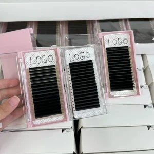 Cashmere Silk Volume Eyelash Extension Trays Pestaas Matte Black Classic Velvet 0.03 0.05 0.07 Lash Trays