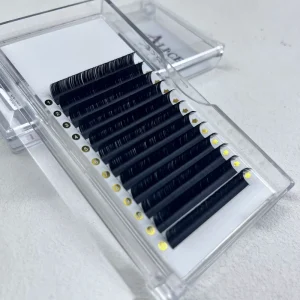 Cashmere Soft Individual Eyelash Extensions 12 Lines/Tray C D Curl Classic False Lashes 25mm Professionals Optimized Eyelashes
