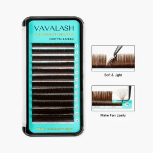 Cashmere Tray Lashes Colored Easy Fanning 0.07mm Handmade Soft Mix Tray Custom Packaging Eyelash Extension