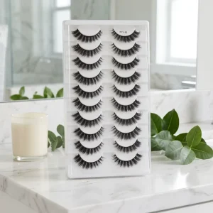 Cat Eye False Eyelashes Slender Elongated Outer Corner Wispy Strip Lashes Vegan Silk for Distributor