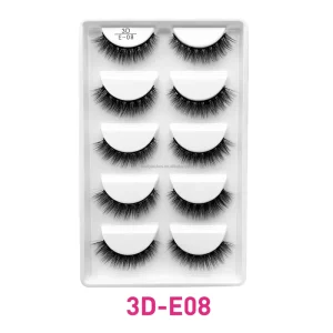 Cat Eye Natural Black Eyelashes Fluffy Ultra soft Full Strip Cruelty Free 3D Effect Reusable Synthetic Hair Lashes
