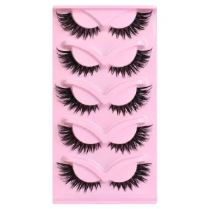 Cat Eyes Full Strip Eyelashes 3D Lashes Natural Lashes Fuller Lashes Every Day Look Undetectable Lightweight Beginner Friendly
