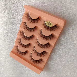 Chinese Venders Handmade 3D Full Volume Chaotic Style Full Strip False Custom PBT Reusable Cruelty Free Box Packaging