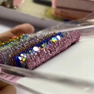 Classic Eyelash Extensions Manufacturer Natural Glitter Colorful Eyelash Extension Factory