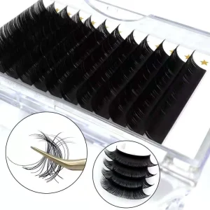 Classic Individual Eyelash Extension C DD+ LU M Mixed 100% Handmade Korean PBT Cruelty Free Natural Long Shiny Matte Extensions