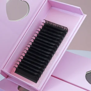 Classic Individual Eyelash Supplies C CC D DD Curl Soft Mink Cashmere Lash Extensions Velvet Matte Black Lash Trays