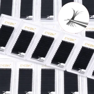 Classic Mega Volume Eyelash Extension Silk Lash Trays Faux Mink Individual Lash Extension Supplies