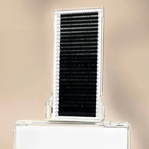 Classic Single Eyelash Extension Lash Supplier Silk Soft Lash Premium Professional Natural Individual Lash Bottom Lash J B Curl