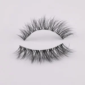 Clear Band Cluster Lashes Messy 12-18mm 3D Wispy Natural Soft Full Strip Transparent Band Soft Full Strip Half Lashes