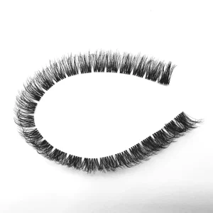 Clear Band DIY Cluster Lash Extension Synthetic Hair Handmade Reusable Lashes Waterproof 3D Fluffy Natural Style OEM ODM Service