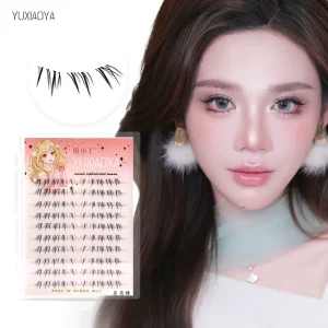 Clear Band DIY Lash Clusters Natural Cluster Lashes Individual Segment Under Lashes Bottom Eyelashes Tray