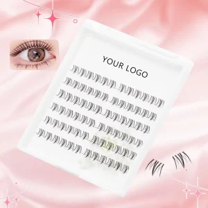 Clear-Band DIY Natural Lash Clusters Individual Under-Lash Segments