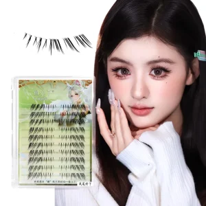 Clear Band Diy Lash Clusters Natural Cluster Lashes Individual Segment Under Lashes Bottom Eyelashes Tray