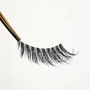 Clear Band Eyelash Strips Wispy Cruelty Free PBT Natural Eyelashes 3D Handmade Reusable Lightweight Cat Eye Lashes