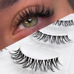 Clear Band Lashes Bulk Order Korean Makeup Natural Lashes Sheer Band False Eyelashes