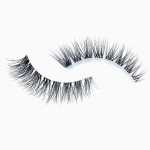 Clear Band Strip Lashes Natural Handmade 3D Mink Lashes