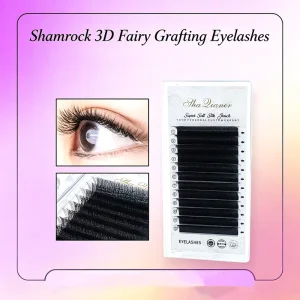 Clover 3D YY Type Eyelash Extensions Soft Dense False Lashes Four Leaf Fairy Like