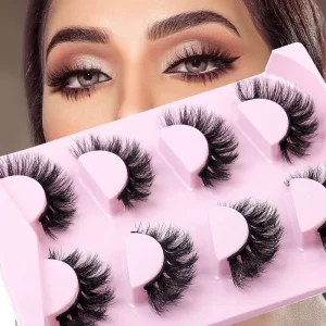 Cluster Eyelash 17 mm Mink Lashes Fluffy Mink Eyelash Vendor Full Strip Lashes