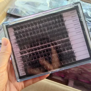 Cluster Eyelash Extensions C/D Curl 8-25mm Individual DIY Lash Extension Pre-Cut Segmented Clusters Lightweight
