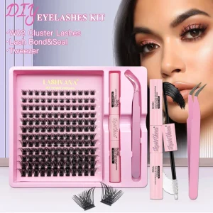 Cluster Eyelash Lash Clusters Private Label Band Segment Eyelashes Diy Lash Extension Kit
