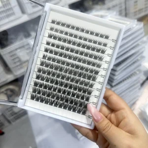 Cluster Eyelash Thin Band Natural Look Diy Lash Extensions Super Soft Segment Lash Cluster