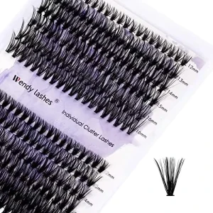 Cluster Eyelashes Handmade Press on Extensions Thin Band Single Lashes DIY Eyelash Makeup
