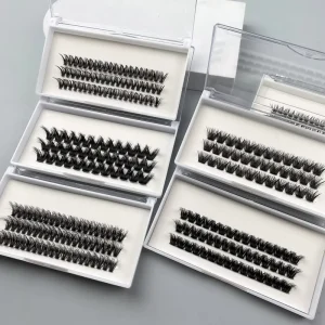 Cluster Eyelashes Private Label Clusters Eyelash Professional DIY Lash Extension Pre Cut Segment Cluster Lashes