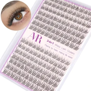 Cluster Individual Lashes Kit Private Label C D Curl Diy Eyelash Extension Kit Customize Natural Cluster Lashes