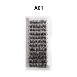 Cluster Lash Natural Thin Band Segment Eyelashes DIY Lash Extension Cluster Eyelashes
